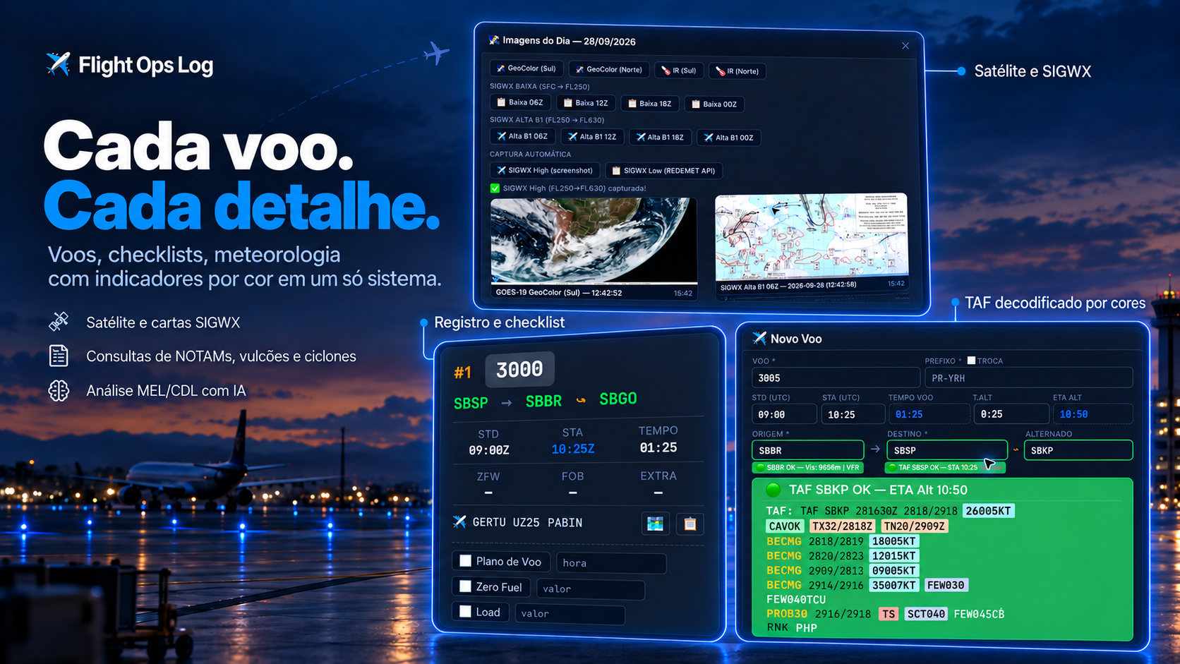 Flight Ops Log Preview